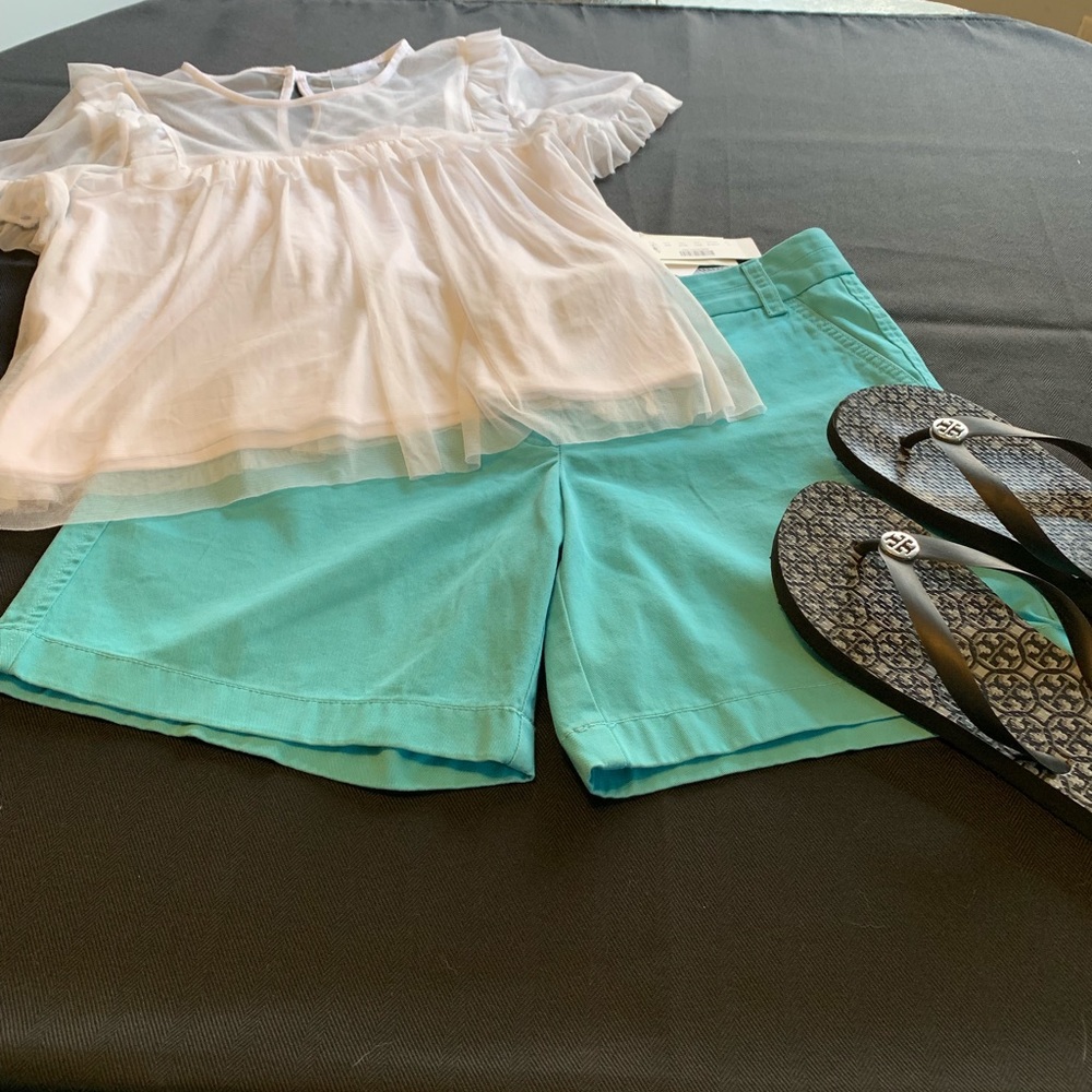 J Crew 7” chino shorts
